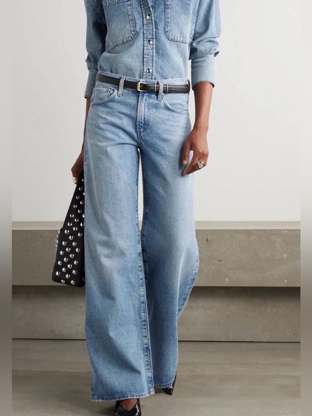 Agolde Clara Wide-Leg Jeans